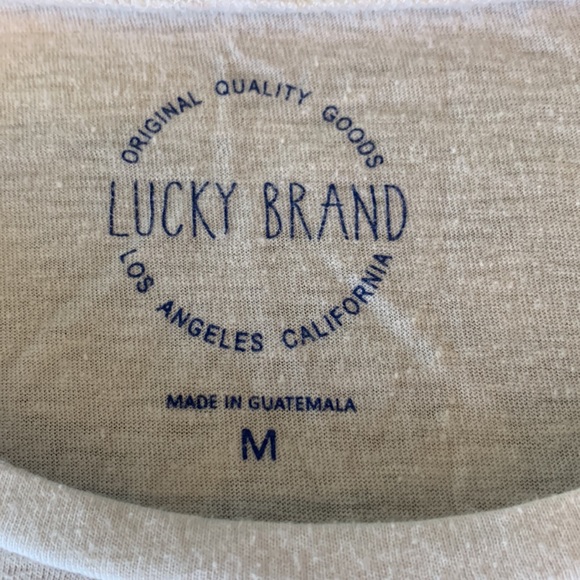 Very loved Lucky Brand T-shirt size medium - Picture 2 of 3